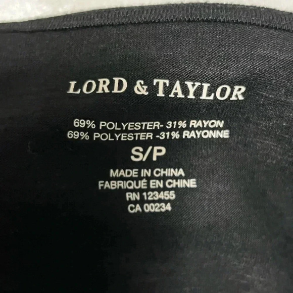 Lord &  Taylor Black Layered Tank Top - Picture 9 of 9